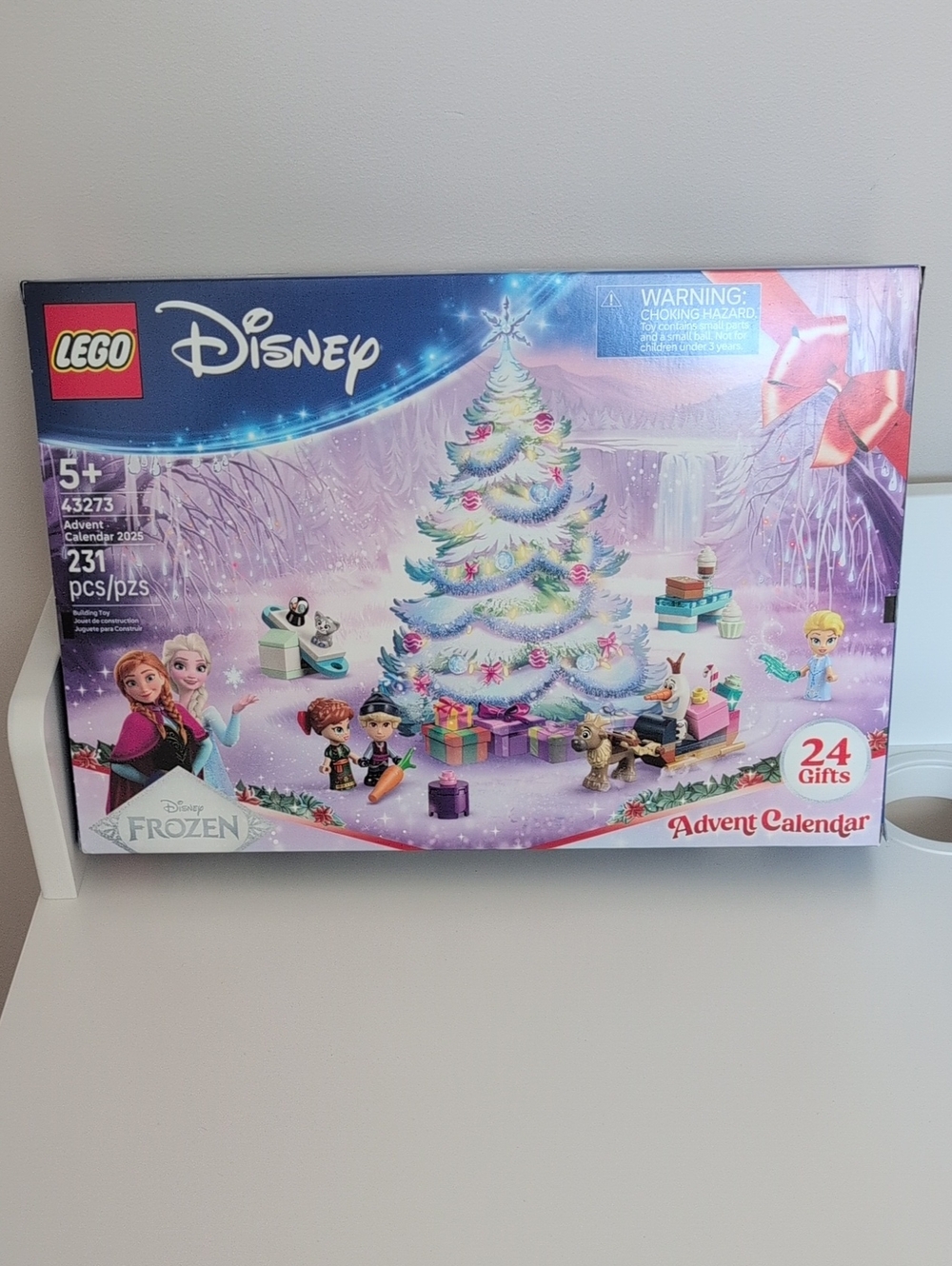 LEGO Disney Frozen Advent Calendar - White Purple Blue Tree